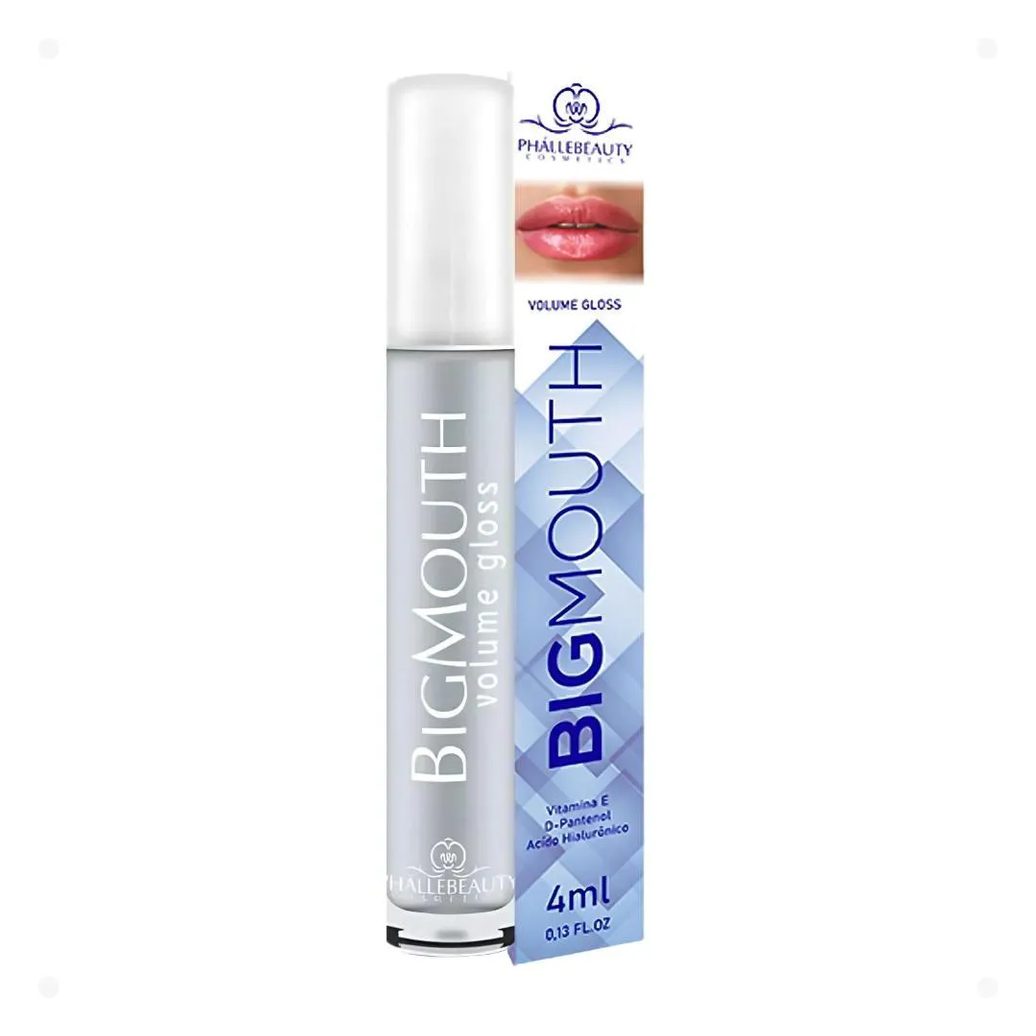 Gloss de Aumento Phállebeauty Big Mouth Volume Gloss Incolor