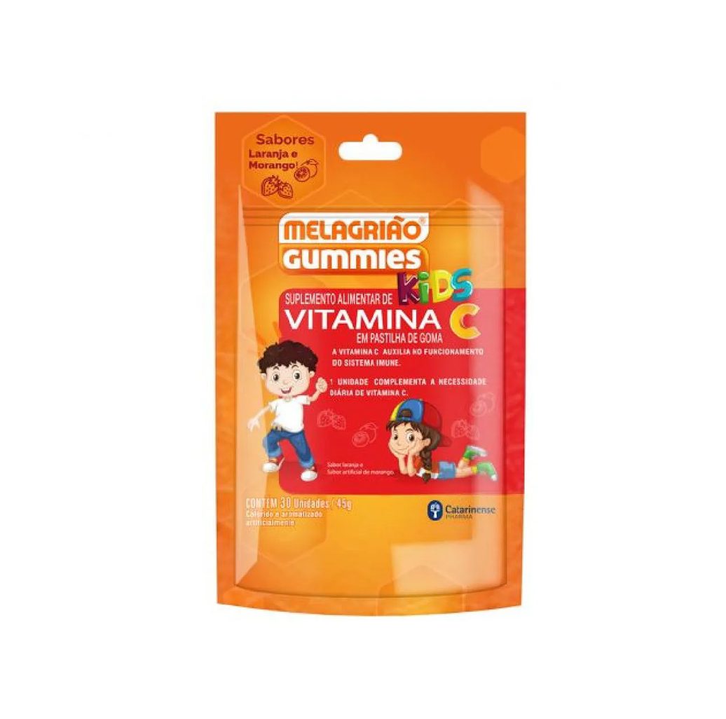 Melagrião Gummies Kids Vitamina C com 30 Gomas - Catarinense
