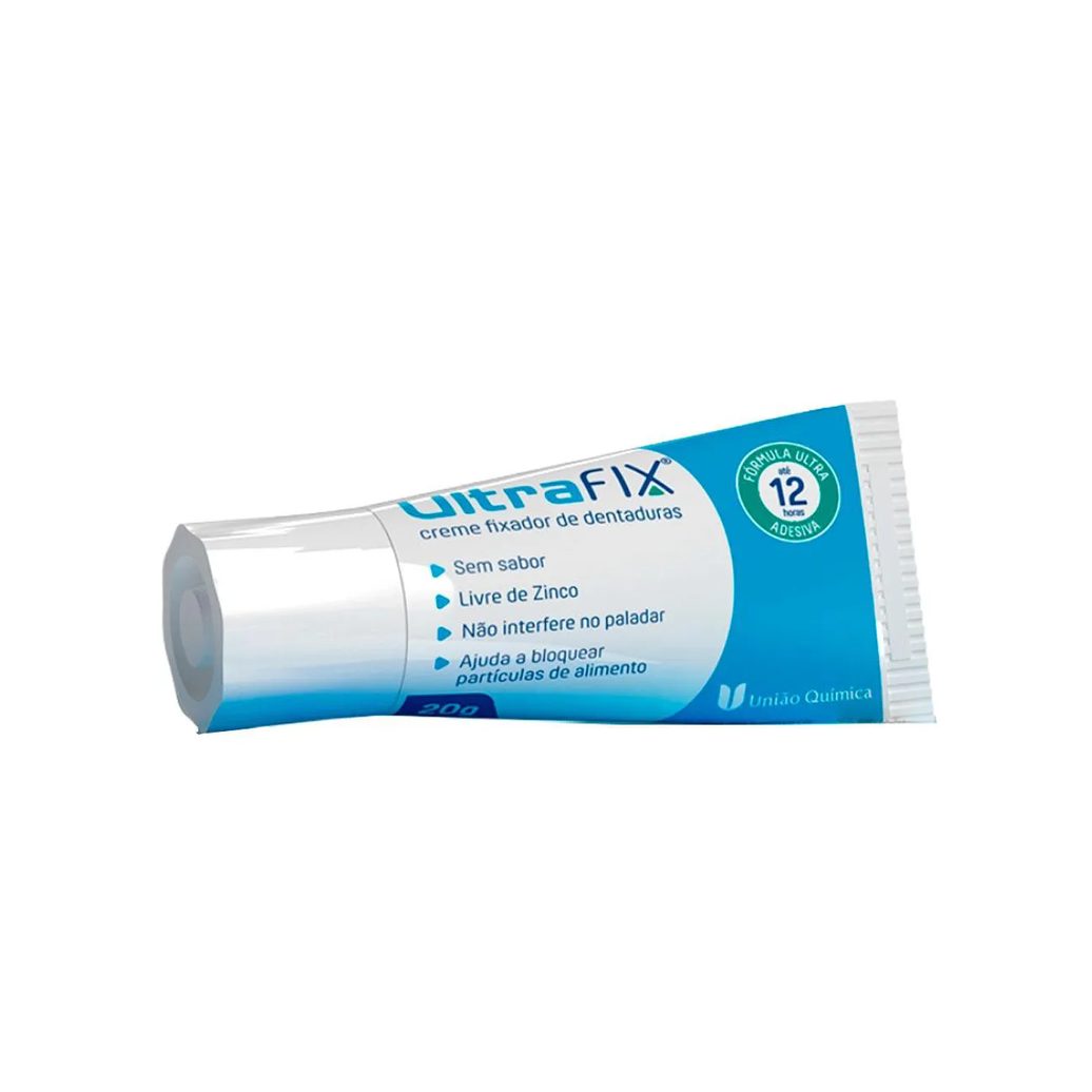 Creme Fixador de Dentadura UltraFix Sem Sabor 20g