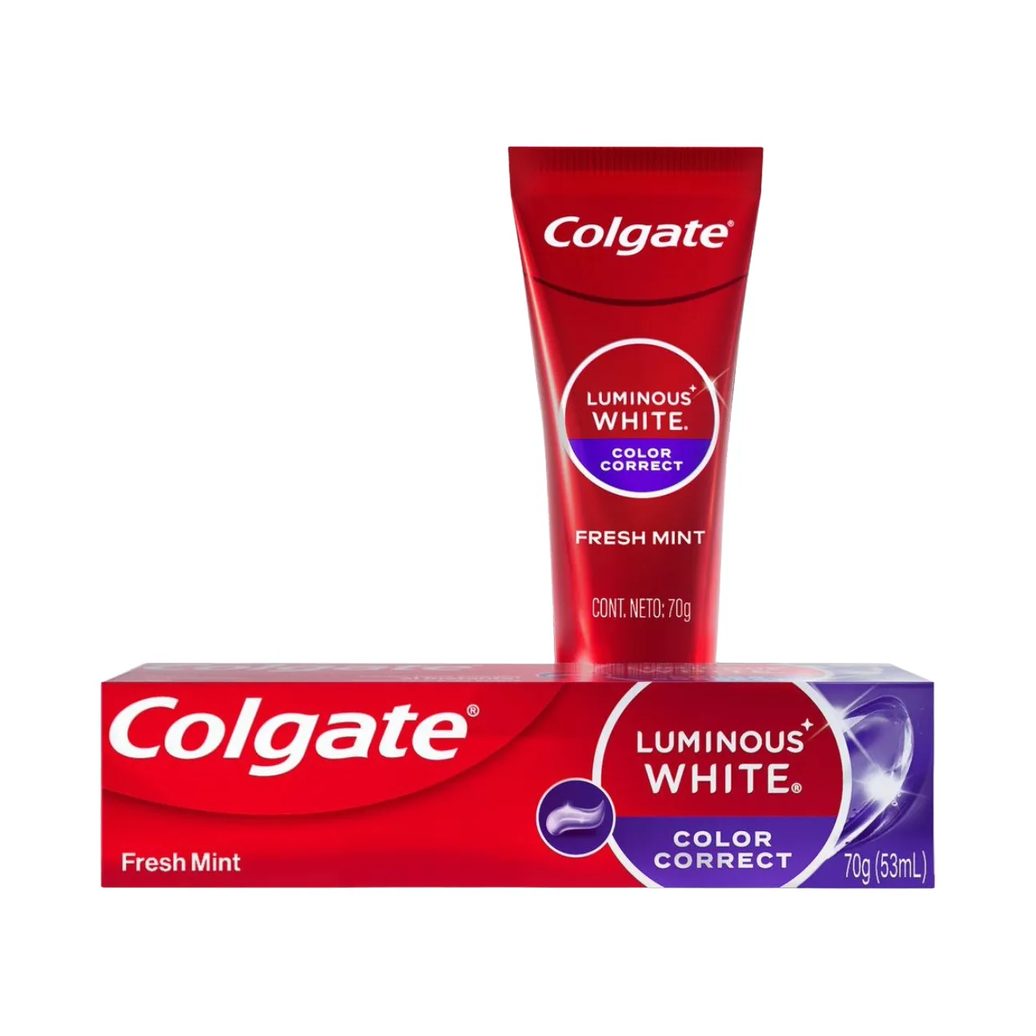 Creme Dental Colgate Luminous White Color Correct Fresh Mint 70g