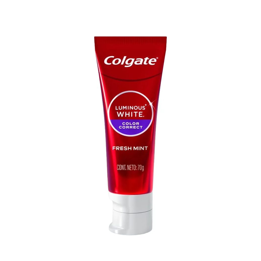 Creme Dental Colgate Luminous White Color Correct Fresh Mint 70g