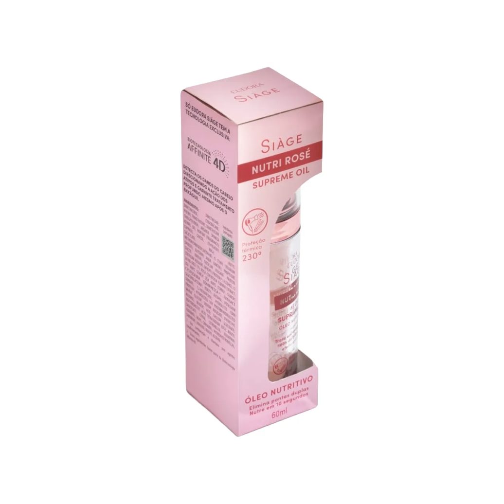 Óleo Capilar Siàge Nutri Rose 60ml