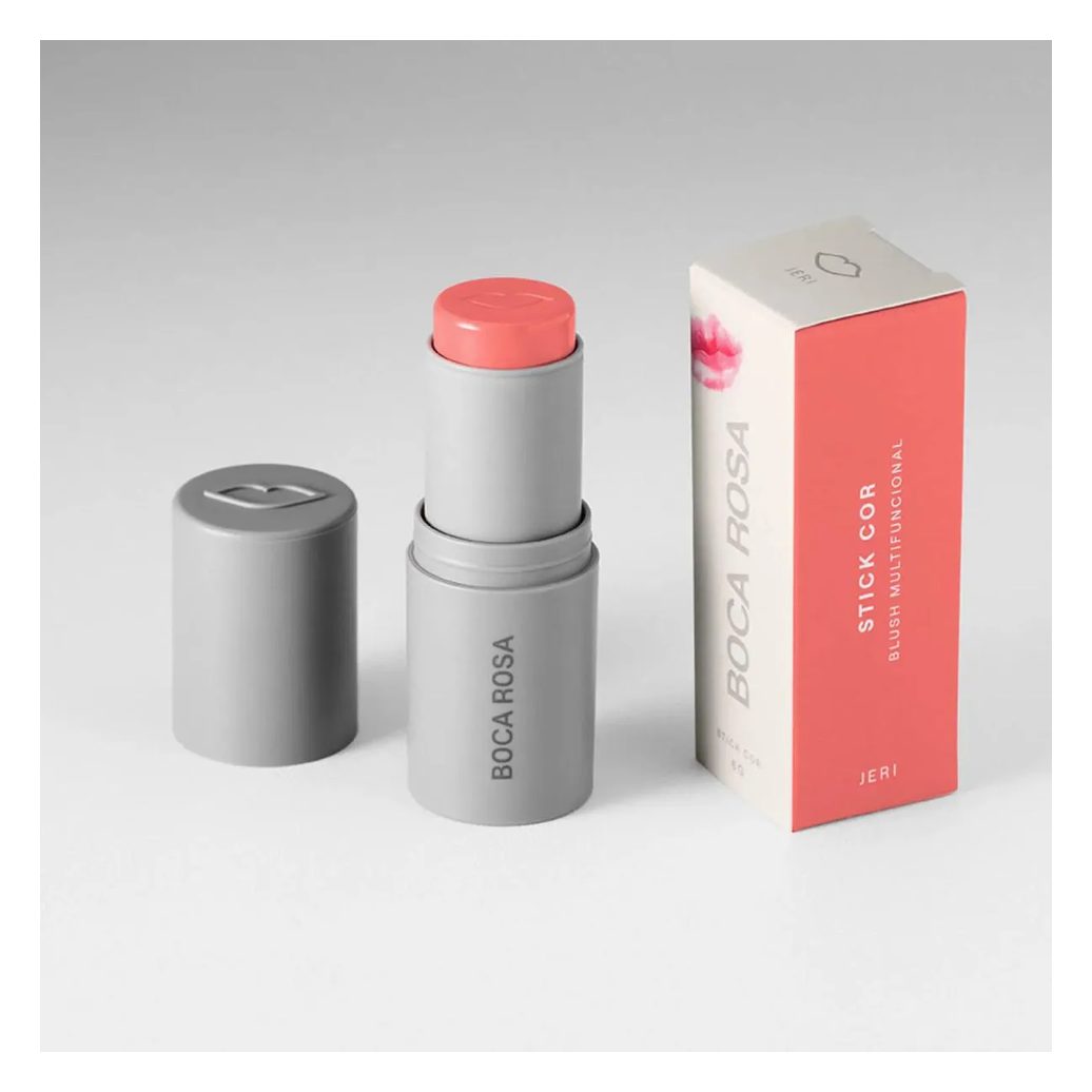 Blush Stick Multifuncional Boca Rosa 6G Jeri