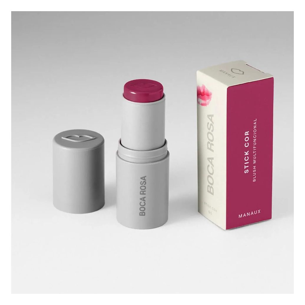 Blush Stick Multifuncional Boca Rosa 6G Manaux