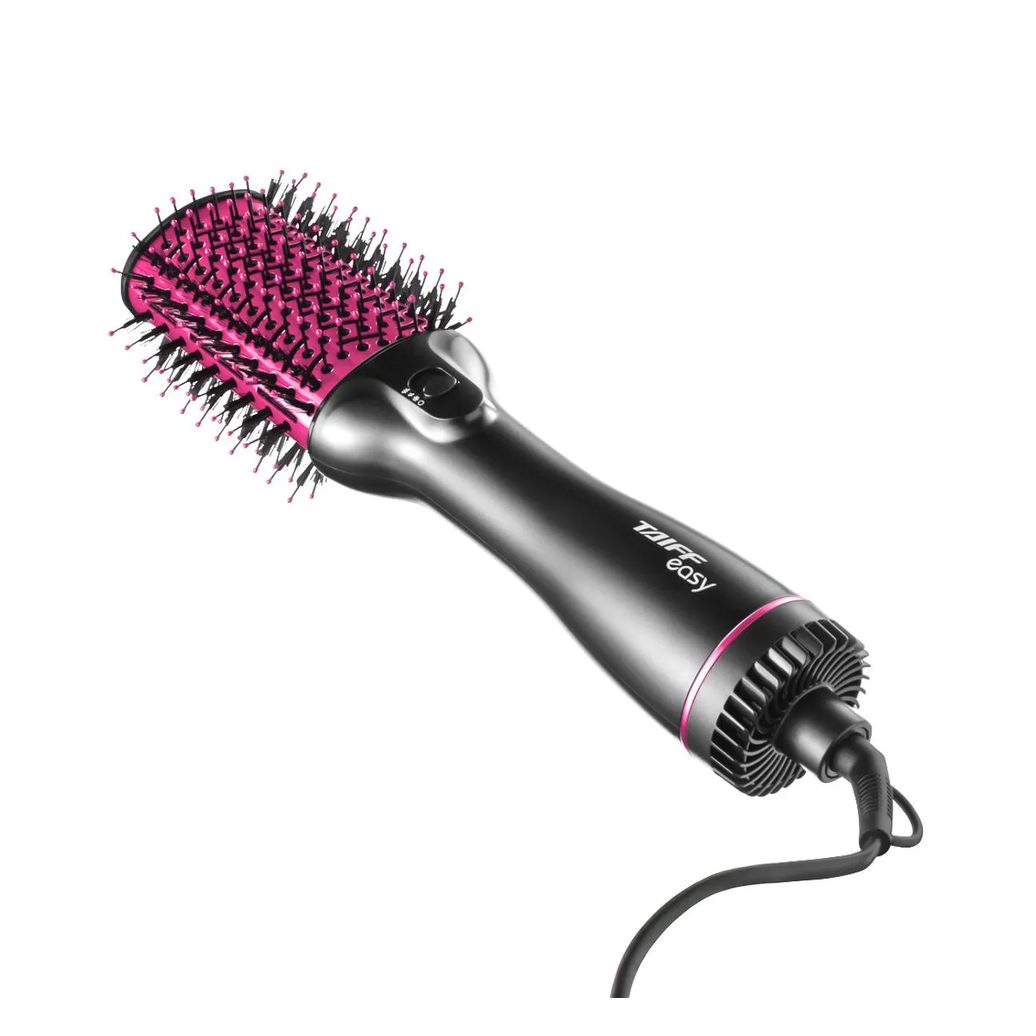 Kit Taiff Easy 1200W 127V Rosa Escova Secadora Cadiveu Bye Bye Frizz Leave-In (2 Produtos)