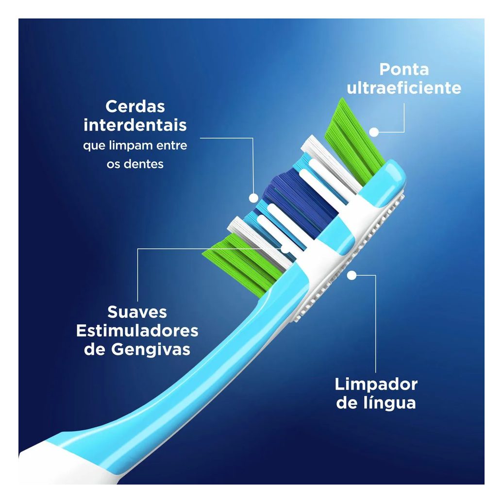 Escova de Dente Oral-B Complete 5 Ações de Limpeza Macia N°40 com 2 unidades