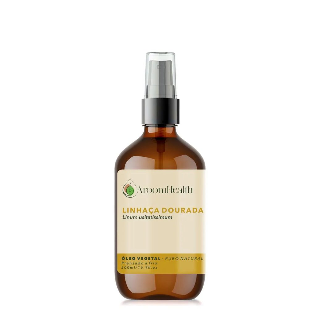 Óleo Vegetal Puro Natural de Linhaça Dourada - 500ml