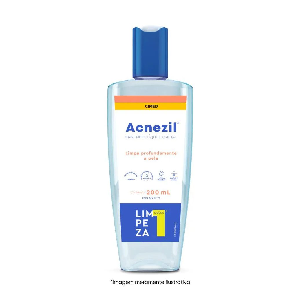 Sabonete Líquido Facial Acnezil - Cimed