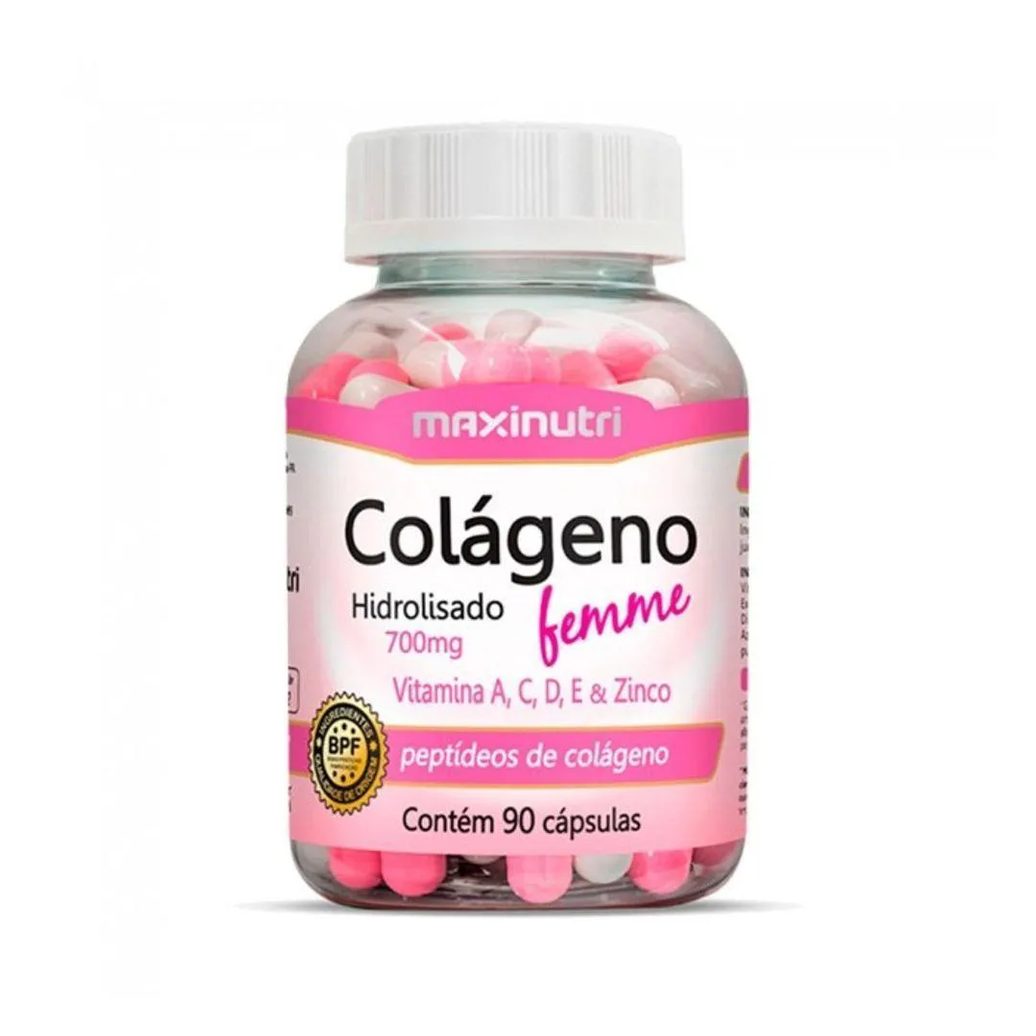 Colágeno Hidrolisado Femme 700Mg (90 Caps) - Padrão: Único