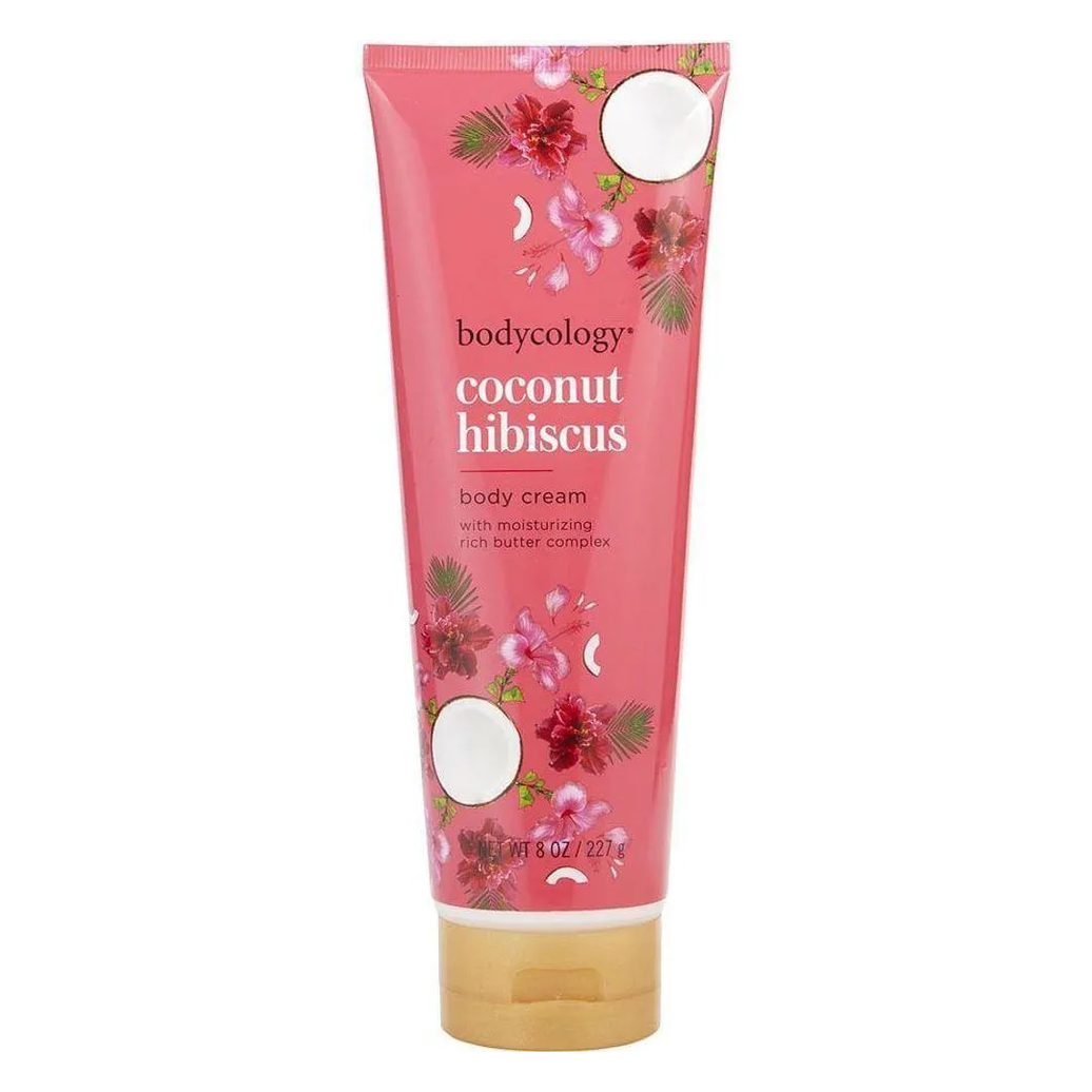 Creme Feminino Bodycology Coconut Hibiscus Corporal 235 Ml