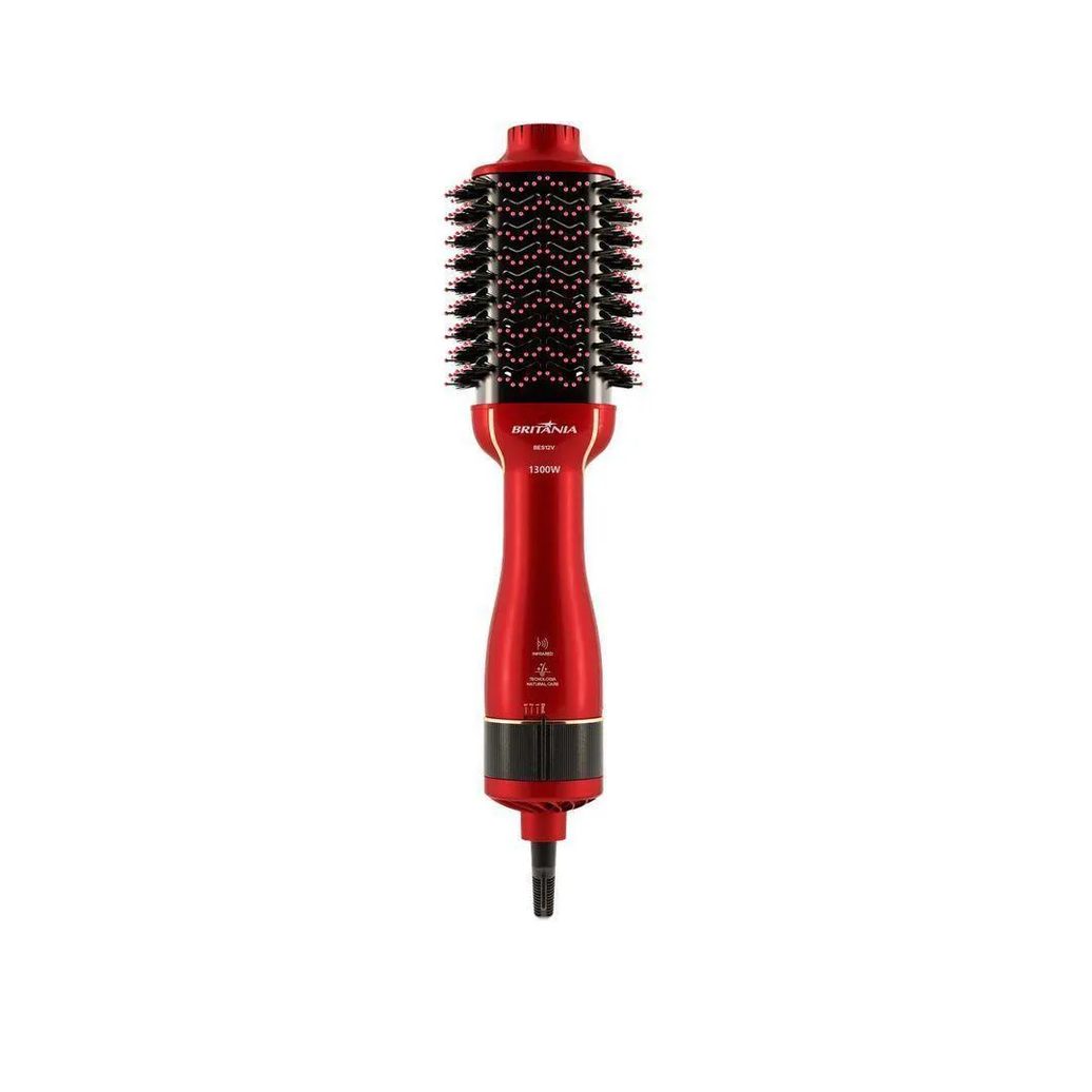 Escova Secadora Britânia Soft 4 em 1 1300W Bivolt Bes12 Bivolt