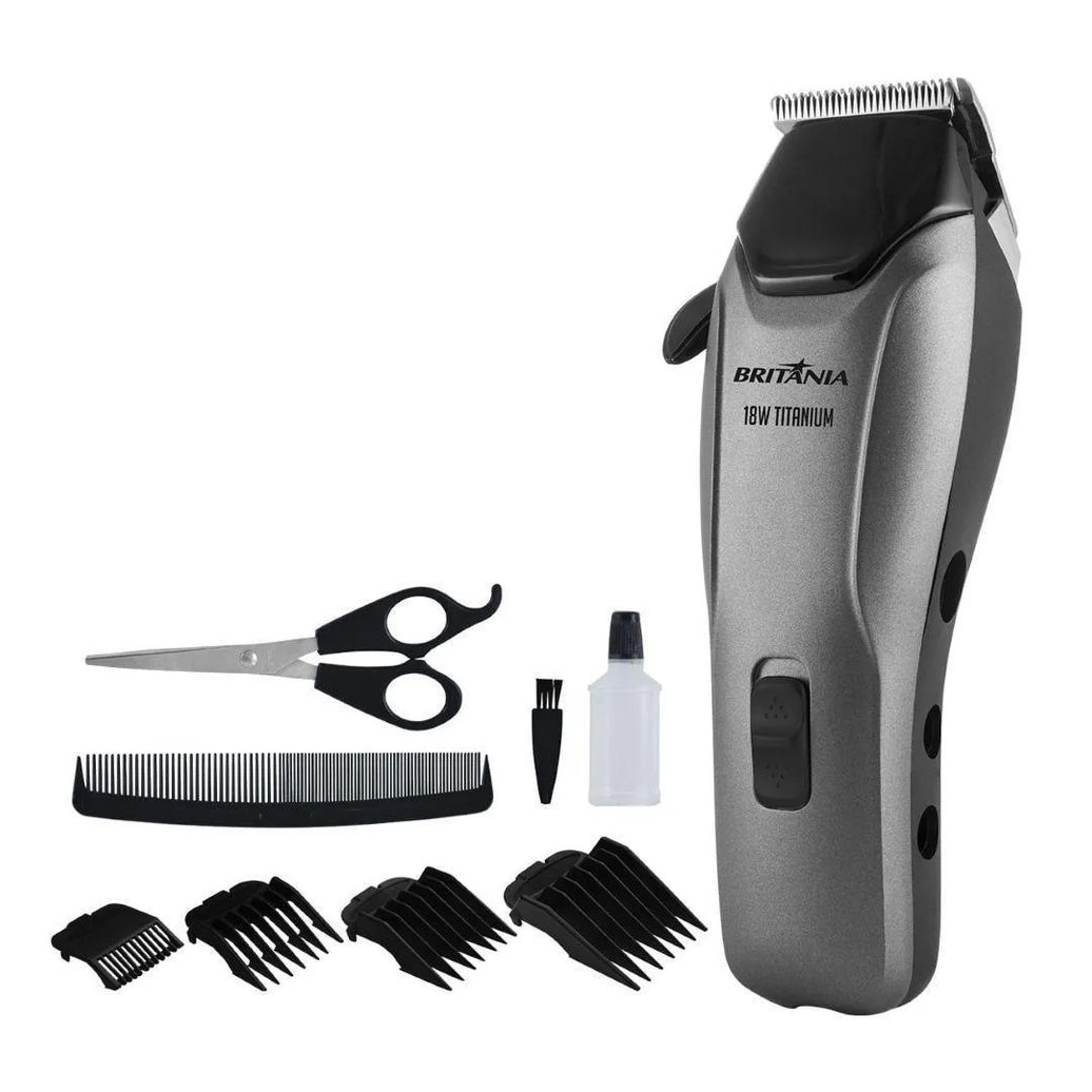 Máquina de Cortar Cabelo Bcr18T 18W Titanium 220V