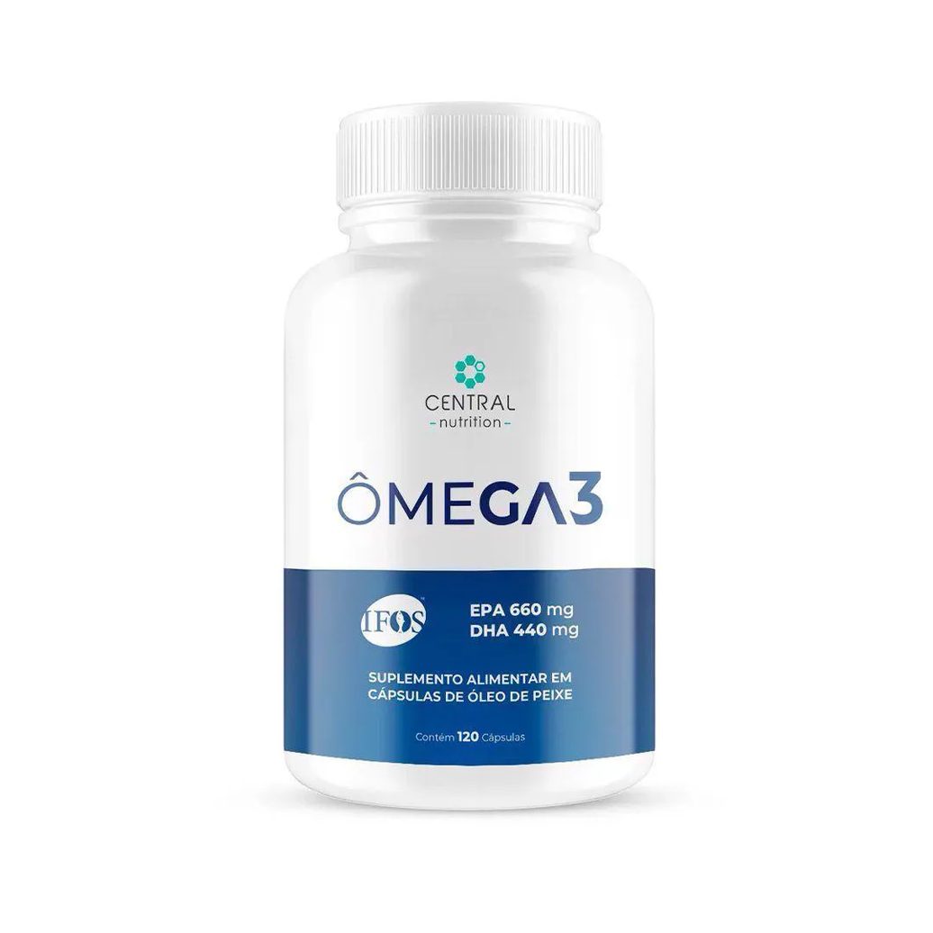 Omega 3 Softgels 1000Mg com 660Epa e 440Dha 120 Caps Ifos Central Nutrition