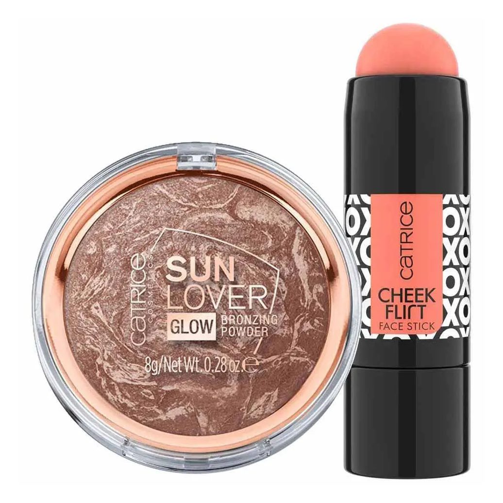 Catrice - Pó Bronzeador + Blush em Bastão Kit Presenteável