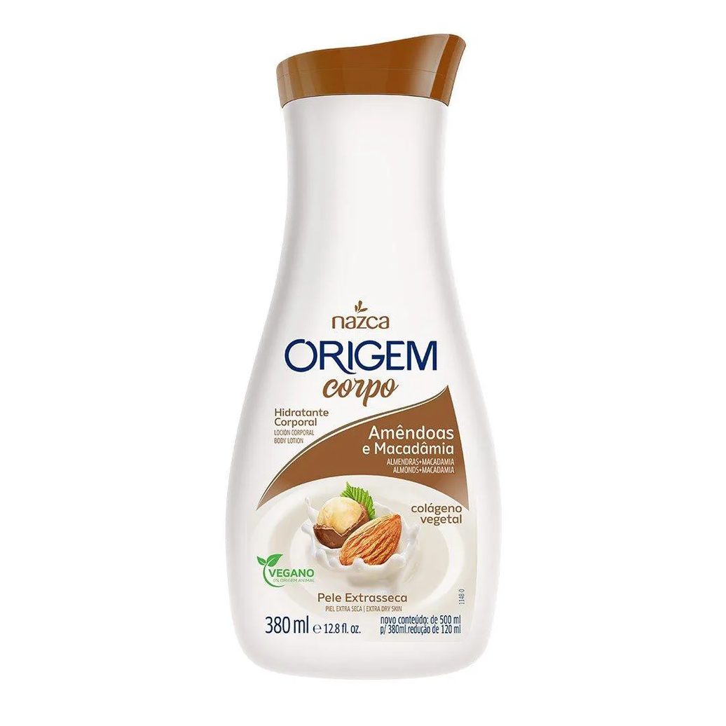 Hidratante Origem Amêndoas e Macadâmia 380ml