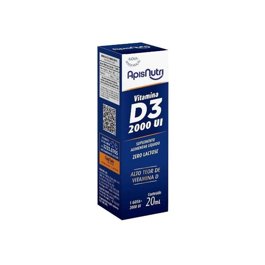Vitamina D3 Gotas 20Ml 1 Gota = 2000 Ui
