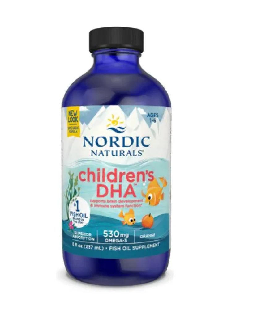 Children's Dha™, Idades 1+, Morango, 237ml - Nordic Naturals