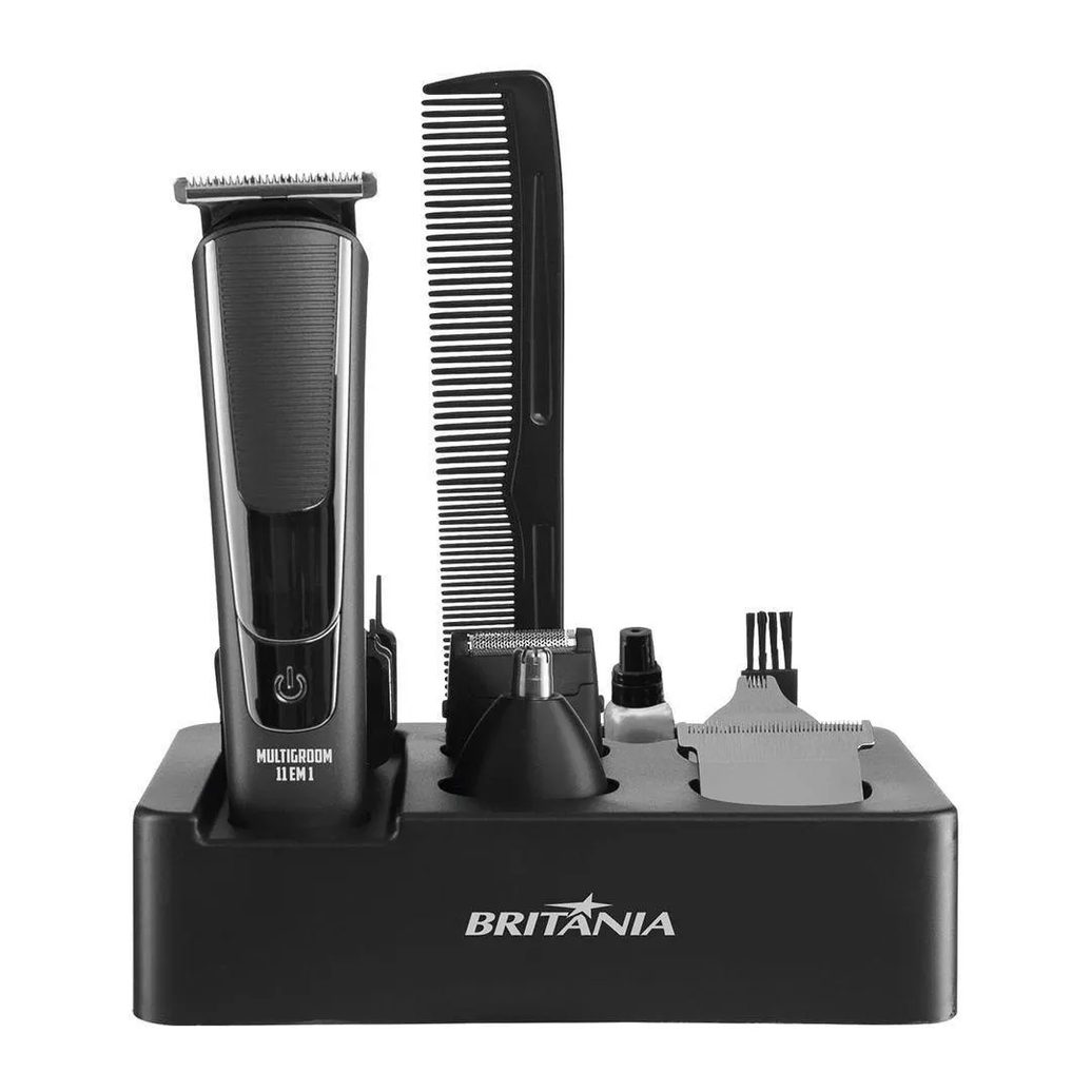 Aparador de Pelos Britânia Bap20 Multigroom 11 em 1 Bivolt
