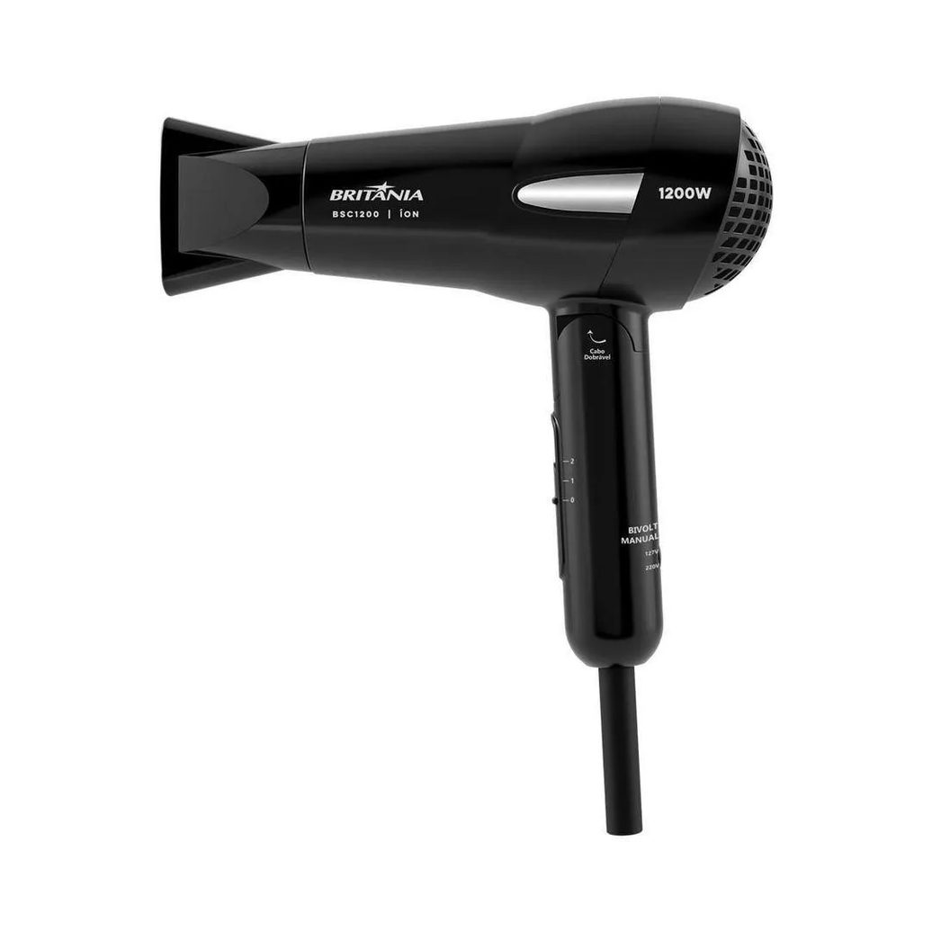 Secador de Cabelos Britânia 1200W Bsc1200 Bivolt