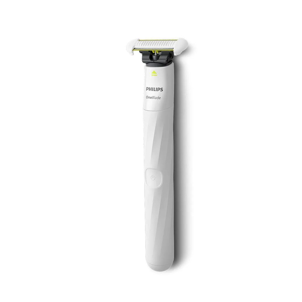 Depilador Philips OneBlade Intimate 1 unidade de lâmina Skin Protect + 1 pente corporal 3mm + 1 luva de esfoliação