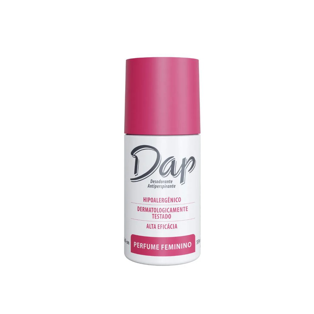 Desodorante Antitranspirante Roll-On Dap Feminino Hipoalergênico Sem Álcool 55ml