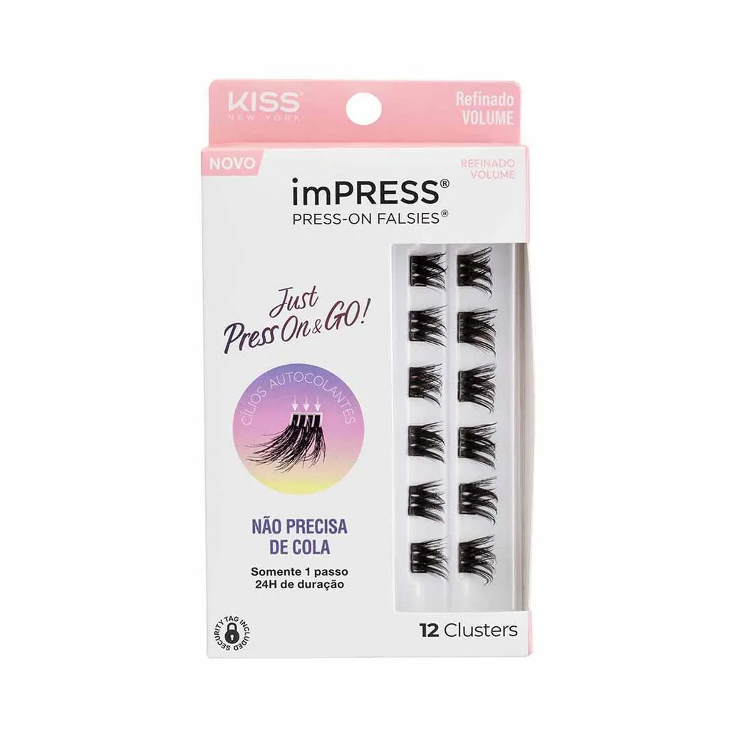 Cílios Postiços Impress Press-On Falsies - Refinado Volume 1 UN