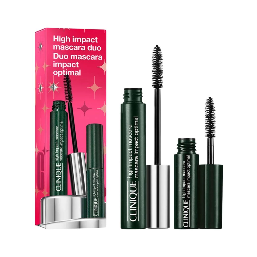 Kit Clinique Dupla de Máscara de Cílios High Impact Optimal 7ml + 3,5ml