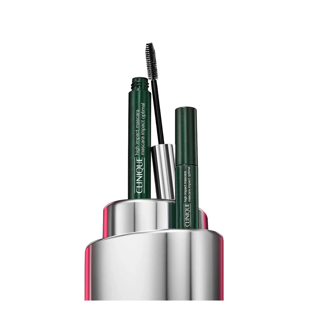 Kit Clinique Dupla de Máscara de Cílios High Impact Optimal 7ml + 3,5ml
