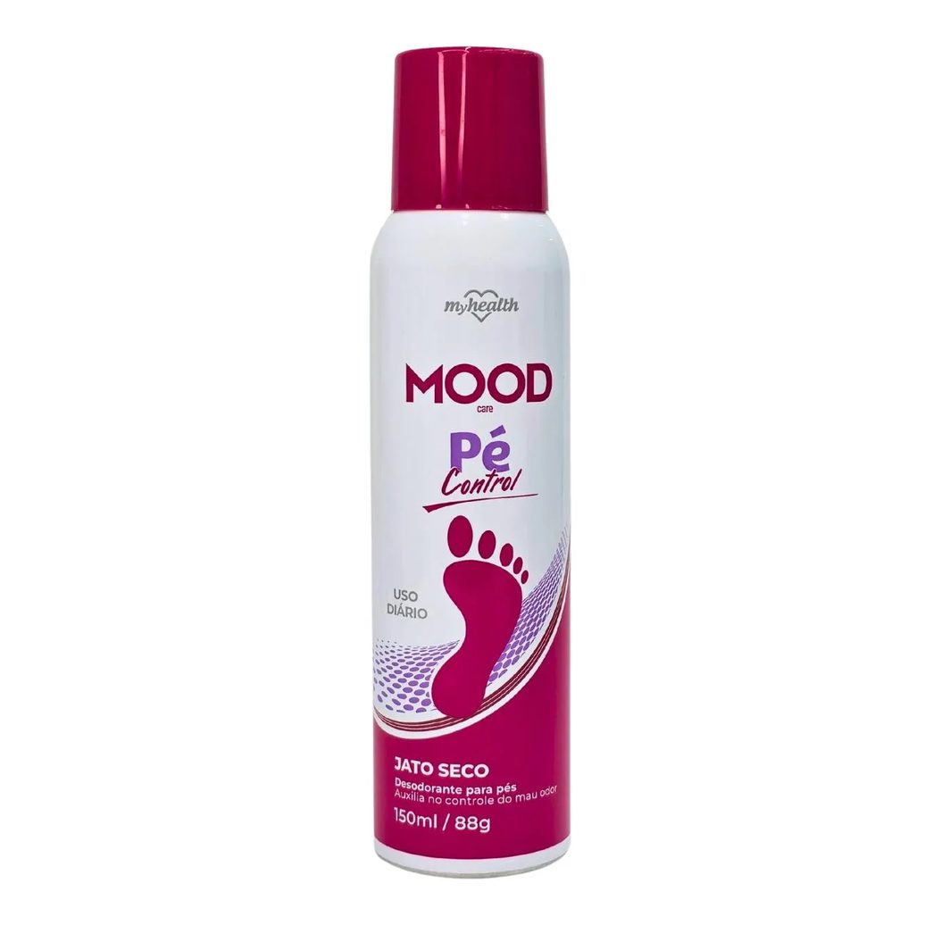 Desodorante para Pés Spray Control Rosa Mood Care My Health 150Ml / 88G