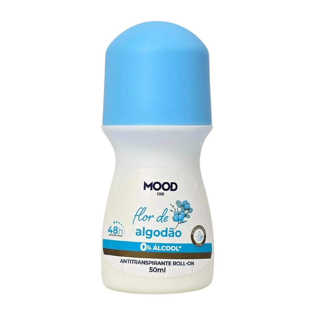 Desodorante Roll-On Antitranspirante Flor de Algodão Mood Care My Health 50Ml