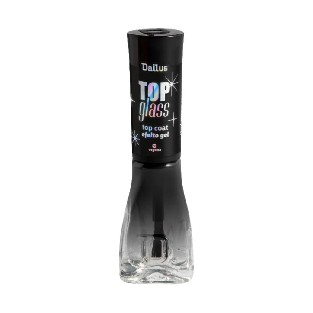 Esmalte Top Coat Dailus Efeito Gel 8ml - Top Glass