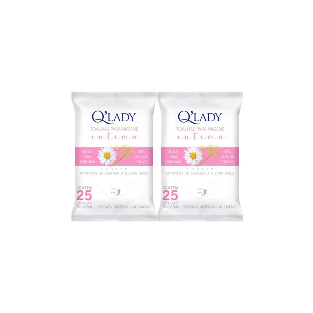 Kit C2 Toalhas para Higiene Íntima C25 Suave – Q Lady