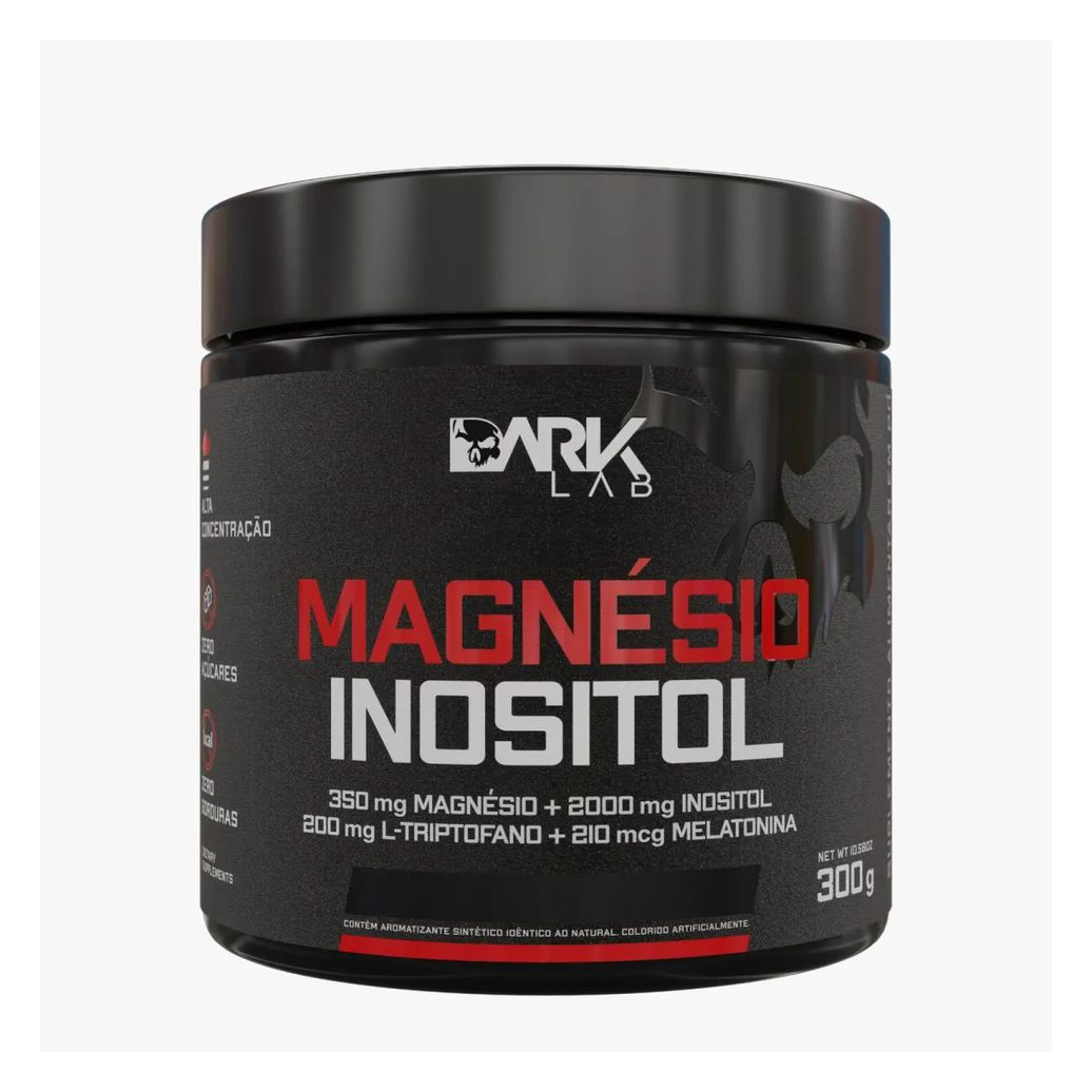 Magnésio Inositol Limão 300G Dark Lab | Suporte ao Sono e Equilíbrio Mental Limao