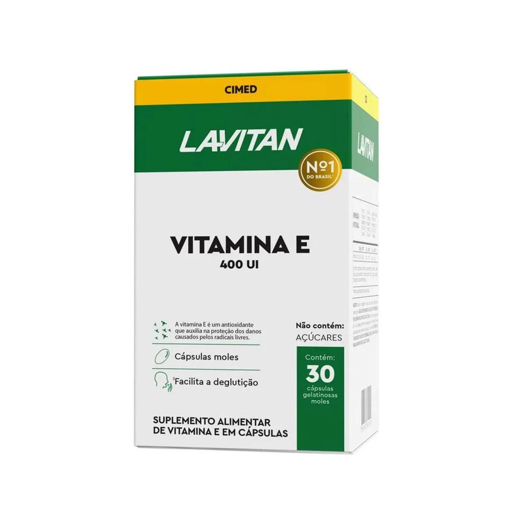 Lavitan Vitamina e 400Ui Suplemento - 30 Caps - Cimed