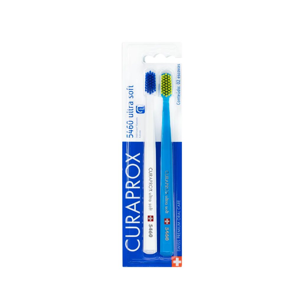Escova de Dente Curaprox Ultra Soft 5460 Cores Sortidas 2 unidades