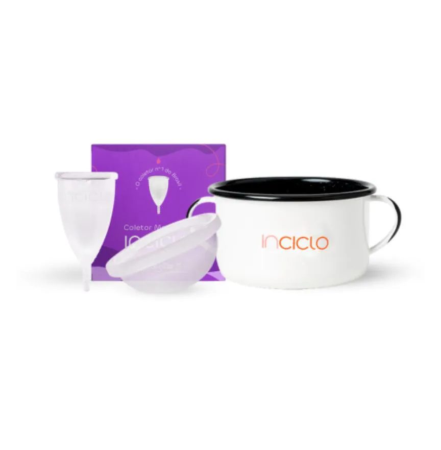 Kit Inciclo Essencial: Coletor + Disco + Panelinha para Ciclo Livre e Confortável A A Partir DE 30 Anos OU COM Filhos