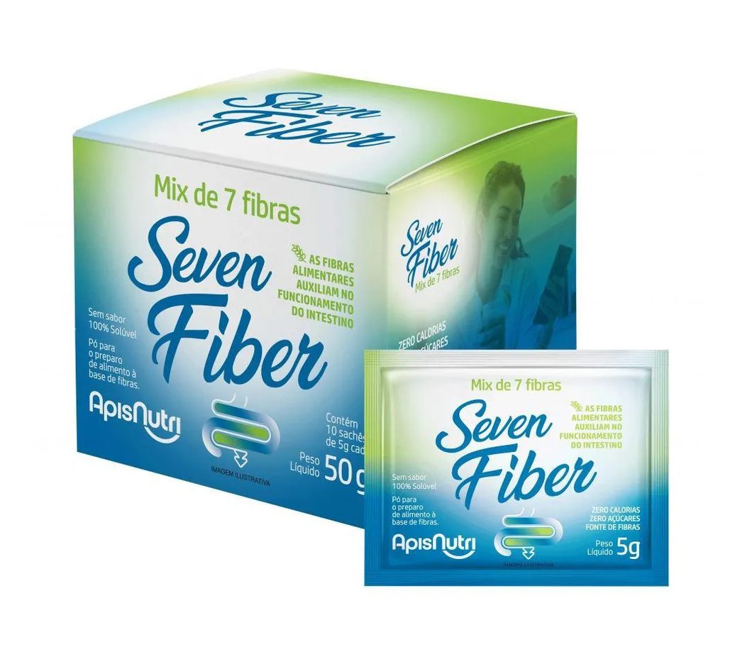 Seven Fiber (10 Sachês - 50G) - Sabor: sem Sabor
