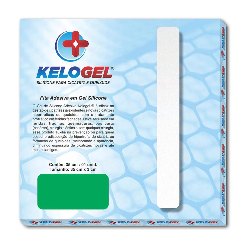 Kit 8 - 1 Fita Silicone 35Cm + 1 Fita Silicone 70Cm Kelogel