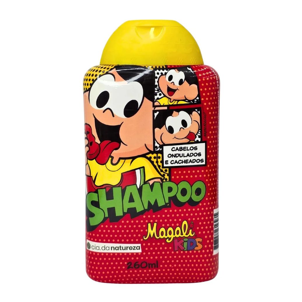 Shampoo Cabelos Ondulados e Cacheados Magali Kids Cia. da Natureza 260Ml