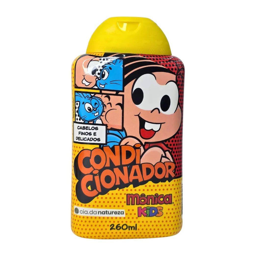 Condicionador Cabelos Finos e Delicados Mônica Kids Cia. da Natureza 260Ml