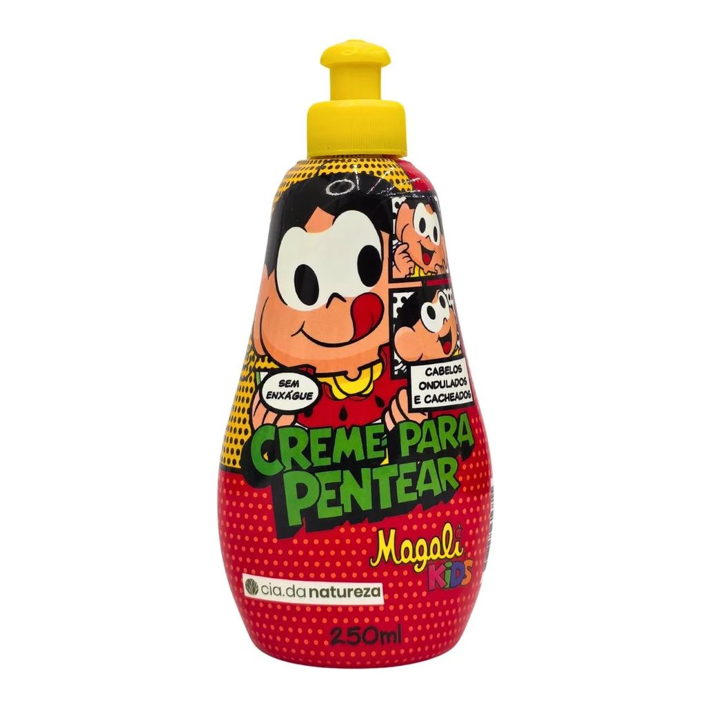 Creme de Pentear Cabelos Ondulados e Cacheados Magali Kids Cia. da Natureza 250Ml