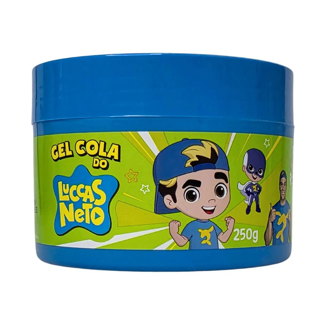 Gel Cola Mega Fixação os Aventureiros Luccas Neto Cia. da Natureza 250G