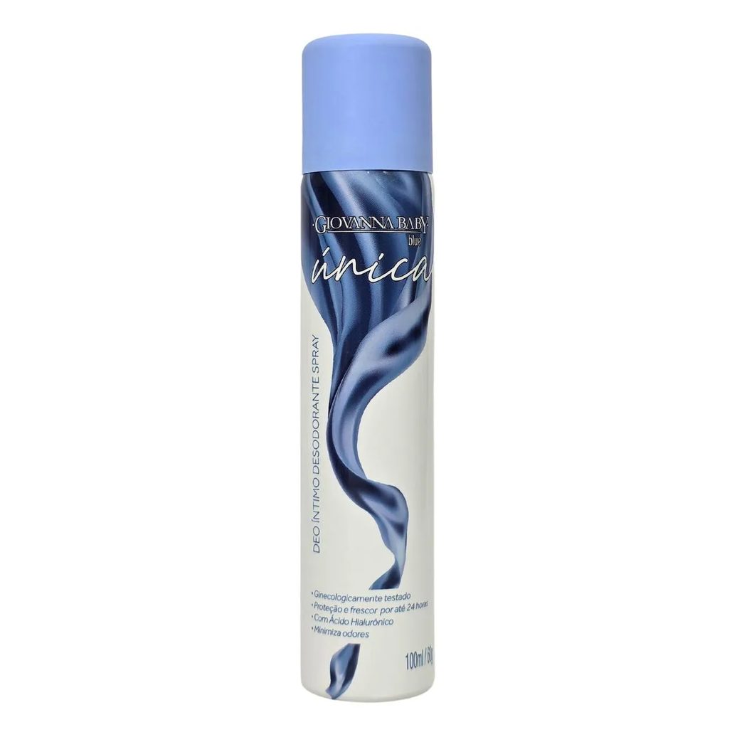 Desodorante Íntimo Aerossol Única Blue Vegano Giovanna Baby 100Ml / 60G