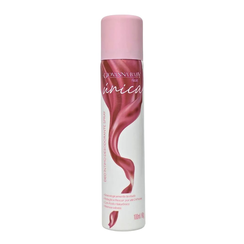 Desodorante Íntimo Aerossol Única Classic Vegano Giovanna Baby 100Ml / 60G