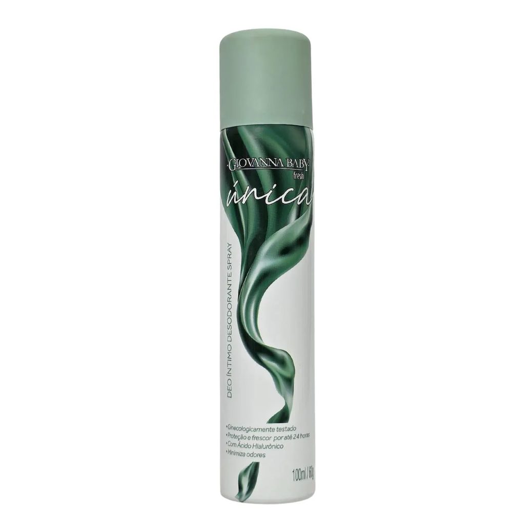 Desodorante Íntimo Aerossol Única Fresh Vegano Giovanna Baby 100Ml / 60G