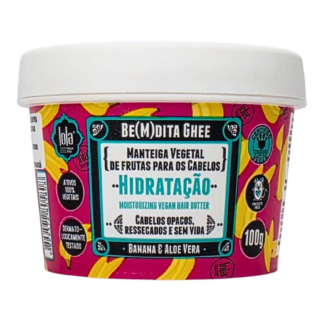 Manteiga Vegetal de Frutas para os Cabelos Be(M)Dita Vegano Lola 100G