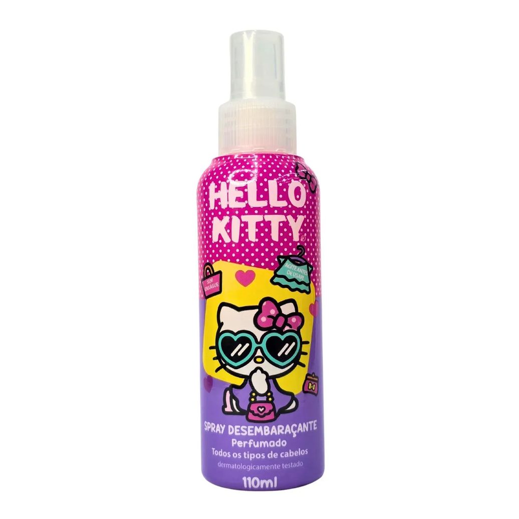 Spray Desembaraçante Perfumado Hello Kitty Cia. da Natureza 110Ml
