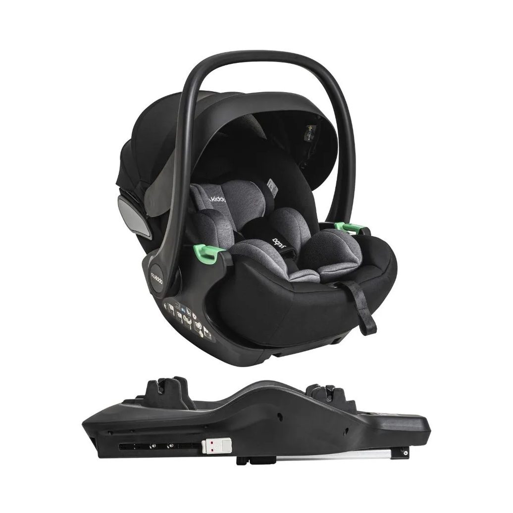 Bebê Conforto Yuba com Base Isofix Preto - Kiddo