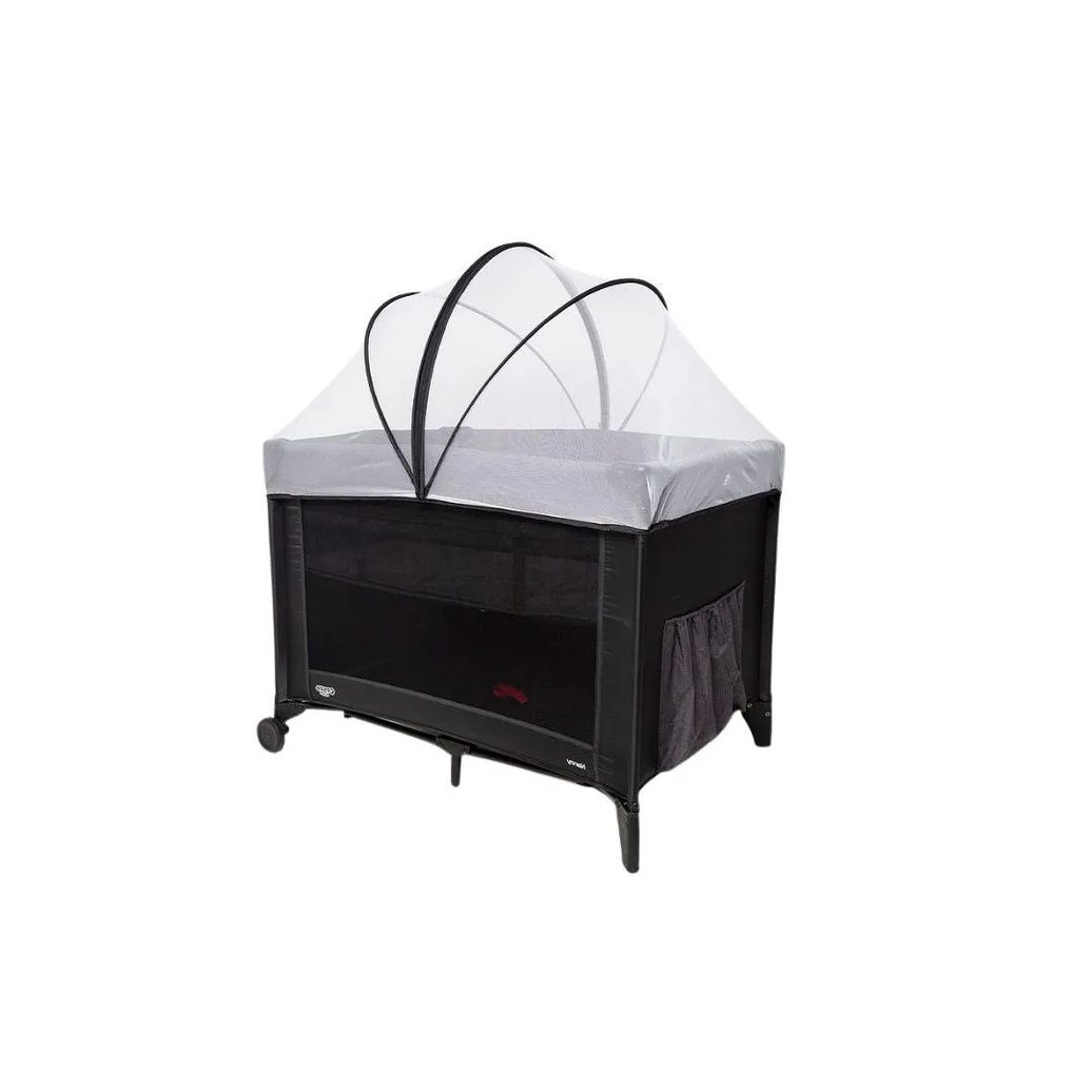 Berço Portátil Nanny Preto Mescla - Cosco
