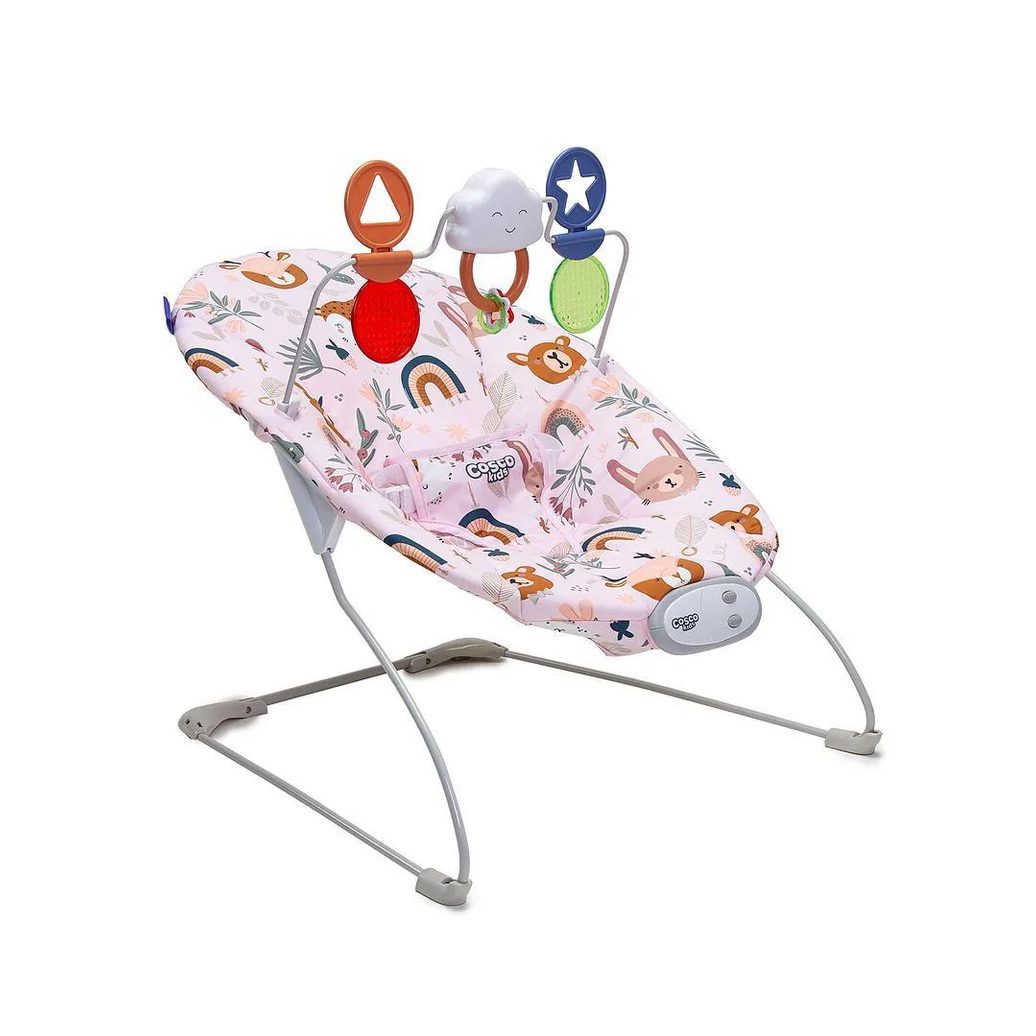 Cadeira de Balanço Bouncer Zeen Rosa Floresta - Cosco